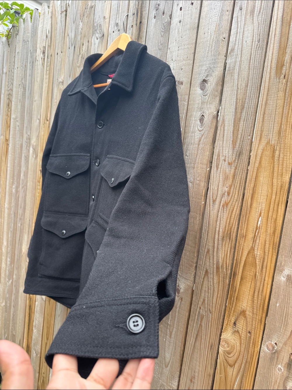 Filson Black mackinaw wool Jacket - Picture 5 of 10